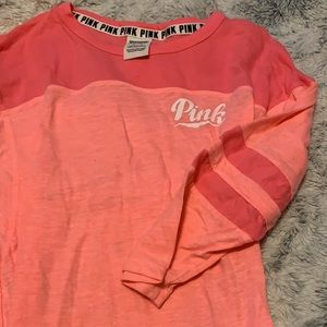 Pink mid sleeve shirt